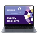 Samsung Galaxy Book4 Pro 14" / Intel Core Ultra 5 125H / 16 Go / SSD 256 Go / 14" AMOLED Tactile / Sans chargeur / Windows 11 Pro / Grade A