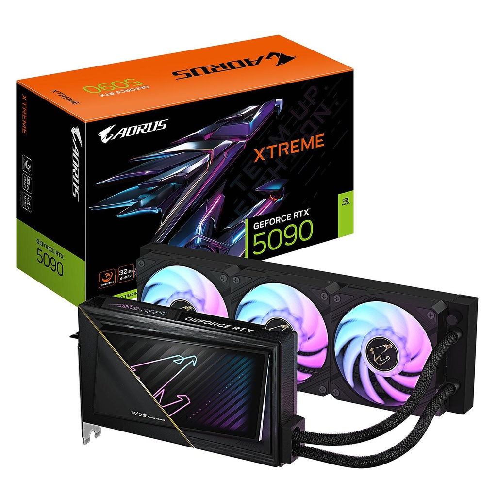 [N5090AORUSX W-32GD] GIGABYTE AORUS GeForce RTX 5090 XTREME WATERFORCE 32G