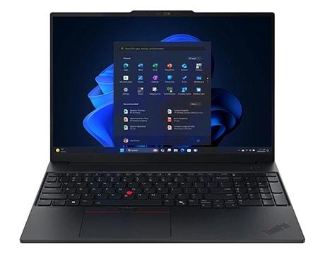 Lenovo ThinkPad E16 Gen 1 / Intel Core i3-1315U 6C(2P+4E)/8T / RAM 16 Go (2x8) Go DDR4-3200 / SSD 512 Go M.2 NVMe / Écran 16" IPS WUXGA 1920x1200 / Windows 11 Pro / Garantie 5 Ans Premier Support Lenovo