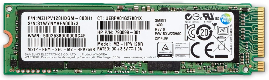HP 256GB, M.2, PCIe, TLC, NVMe, SSD - Garantie 1 an HP