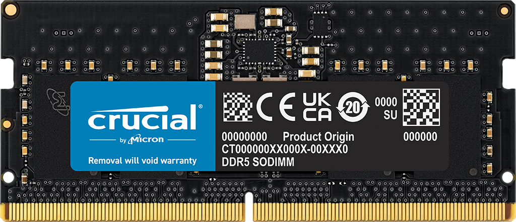 [CT8G56C46S5T] CRUCIAL SODIMM 8G (1x8G) DDR5-5600 *CT8G56C46S5T