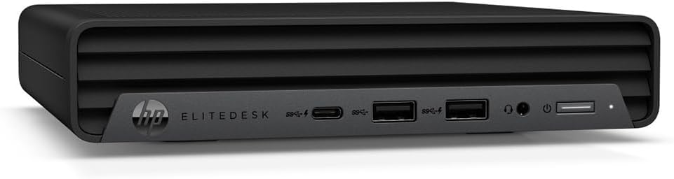 HP EliteDesk 800 G6 DM / Intel Core i5-10500 / RAM 8 Go DDR4 / SSD 256 Go M.2 NVMe / Clavier QWERTY, Avec Souris / Emballage d'origine / Reconditionné Grade A - Garantie 1 An Fournisseur