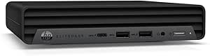HP EliteDesk 800 G6 Mini / Intel Core i5-10500T / RAM 8 GB DDR4 / SSD 256 GB M.2 NVMe / Wi-Fi & Bluetooth / QWERTY Keyboard, No Mouse / Windows 10 Pro COA / Original Packaging / Refurbished Grade A - 1 Year Supplier Warranty