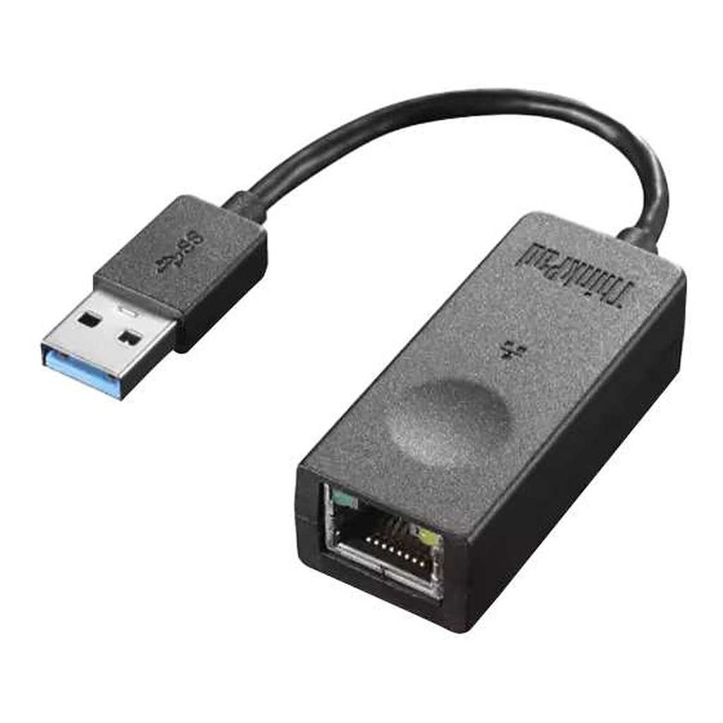 [4X90S91830] LENOVO ThinkPad USB 3.0 Ethernet adapter - Adaptateur réseau - USB 3.0 - Gigabit Ethernet - ThinkRed