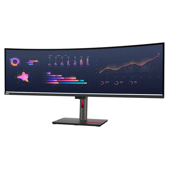 [63DBRAT1EU] LENOVO ThinkVision P49w-30 49p IPS 5120x1440 32:9 60Hz 350cd/m2 4ms 2x HDMI DP 4xUSB 3.2 G1 USB-C 3.2 G1 USB-B 3.2 G1 RJ45 2x5W