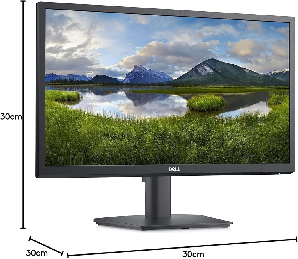 DELL E2222H / 21.5" FHD 1920x1080 Display / TN Panel / 60Hz, 5ms / VGA DisplayPort / Tilt, Height / Speakers / 3 Years Manufacturer Warranty