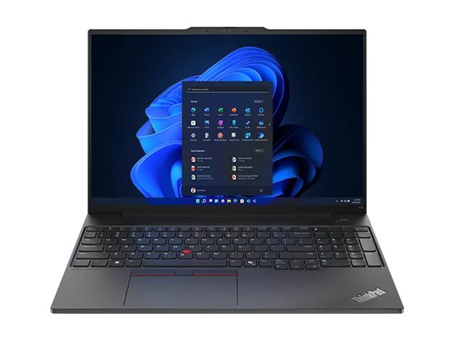 Lenovo ThinkPad E16 Gen 2 / Intel Core Ultra 7 155H 16C(6P+8E+2LP)/22T  / RAM 16 Go DDR5-5600 / SSD 512 Go M.2 NVMe / Écran 16" IPS WUXGA 1920x1200 / Windows 11 Pro / Garantie 1 An Premier Support Lenovo