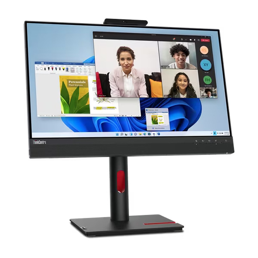 Lenovo ThinkCentre Tiny-in-One 24 Gen 5 / 23.8" FHD 1920x1080 / TFT IPS / 60Hz, 4ms / DisplayPort / WebCam, Haut-Parleurs / Rotation, Inclinaison, Hauteur, Pivot / HUB USB / Support VESA / Garantie 3 Ans Constructeur