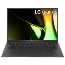 LG Gram 16 / Intel Core Ultra 7 155H 16C(6P+8E+2LPE)22T / RAM 32GB DDR5-7467 / SSD 2TB M.2 NVMe / 16" IPS QHD+ 2560x1600 Display / Windows 11 Home / Charcoal Gray