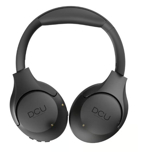 Casque DCU - Sans fil - Design Par dessus l'Oreille - Stéréo - Couleur Noir - Binaural - Circumaural - Bluetooth - 32 Ohm - Anti-bruit
