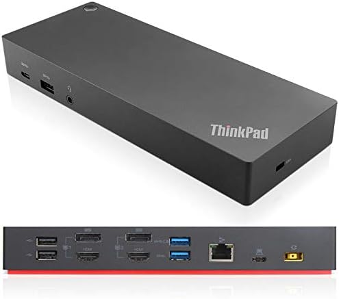 Station d'Accueil Lenovo ThinkPad Hybrid USB-C-A / Puissance 135W / USB 3.0 Reconditionné grade A+ - garantie 1 an