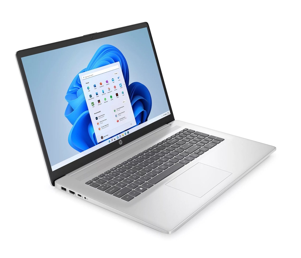 HP 17-CP2044NF / AMD Ryzen 5 7520U 4C/8T / RAM 16 Go DDR5-5500 / SSD 512 Go M.2 NVMe / Écran 17.3" IPS FHD 1920x1080 / Windows 11 Home / Garantie Constructeur