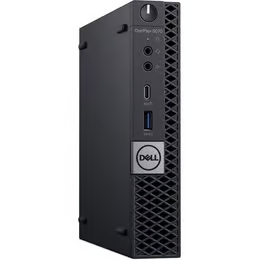 Dell 01SFSHPBX OptiPlex 5070 Micro / Intel Core i5-9500T 6C/6T 2.2GHz / RAM 16GB DDR4 / SSD 256GB M.2 NVMe / Wi-Fi & Bluetooth / 2x DisplayPort / With Mouse, Without Keyboard / Windows 10 Pro COA / Refurbished by Dell - 1 Year Warranty
