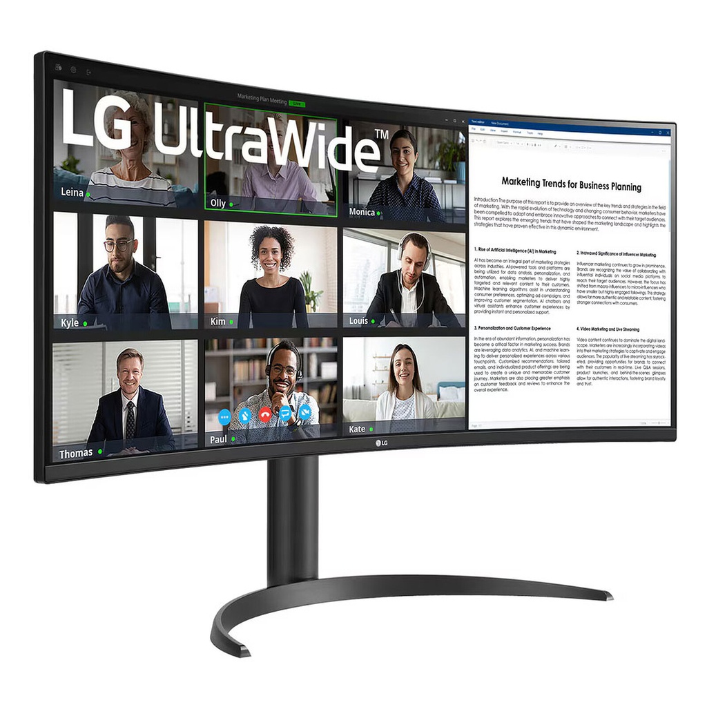 [34WR55QK-B.AEU] LG 34WR55QK-B.AEU UltraWide Écran LED incurvé -34"- 3440x 1440 WQHD @100Hz - VA - 300cd/m² - 3000:1- HDR10- 5ms- 2xHDMI -DP -USB-C