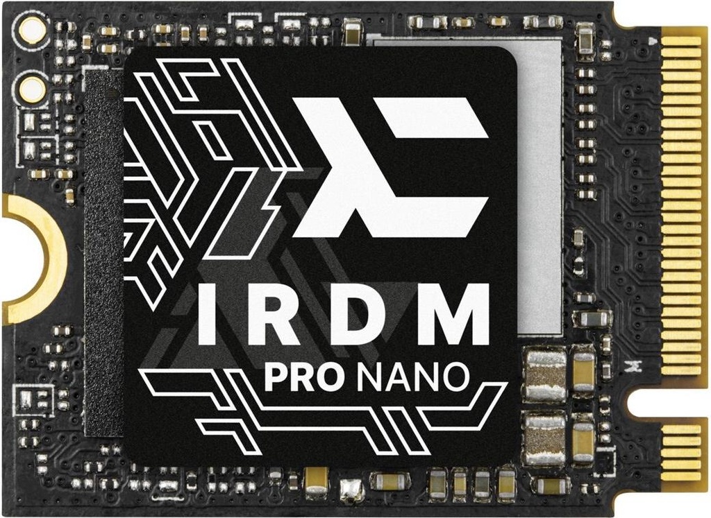 GOODRAM IRDM PRO NANO / SSD 512 Go NAND / M.2 2230 NVMe - Mini PCIe 4.0 x4 / Lecture 5100 Mo/s - Écriture 4600 Mo/s / Garantie 5 Ans Constructeur