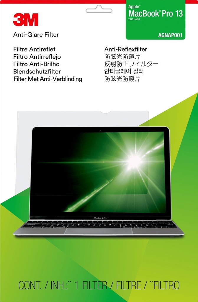 [AGNAP001] 3M Anti-Glare Protection Filter for Apple MacBook Pro 13 - (2016 model)