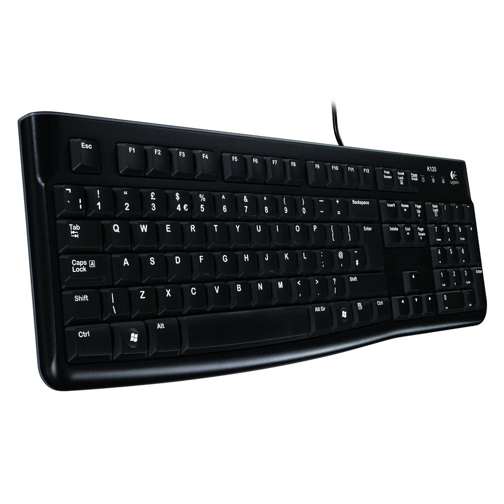 Logitech Clavier K120 USB Noir 920-002515