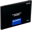 GOODRAM CX400 Gen.2 / SSD 512GB 3D NAND / 2.5" 7mm SATA 6Gb/s / Read 550 MB/s - Write 500 MB/s / 3 Years Manufacturer Warranty