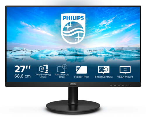 [271V8L/00] Moniteurs PHILIPS 271V8L/00 27" 1920x1080 75Hz VA 16:9