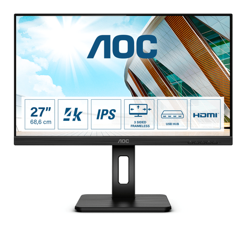 Moniteurs AOC AOC Pro U27P2 27" UHD 16:9 IPS
