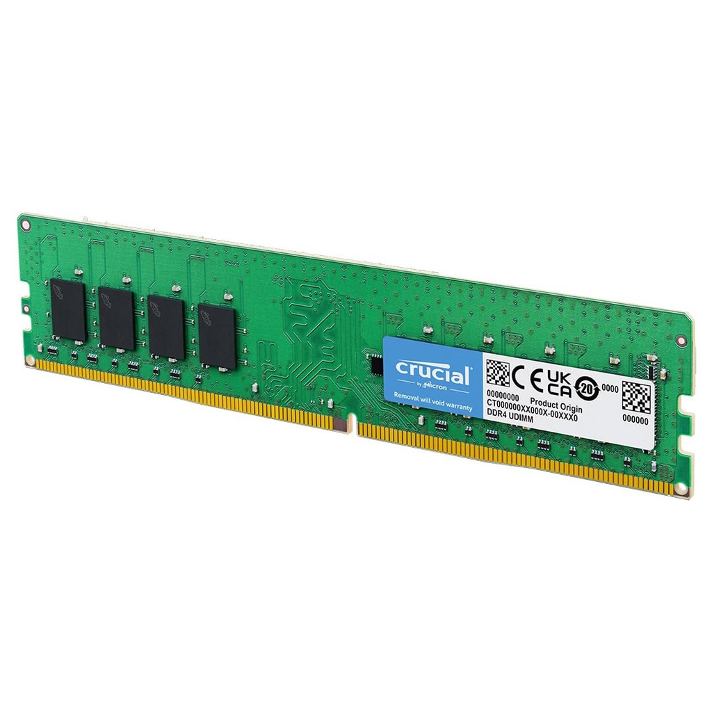 Crucial 8GB UDIMM DDR4 2400 MT/sCL17 x8288p