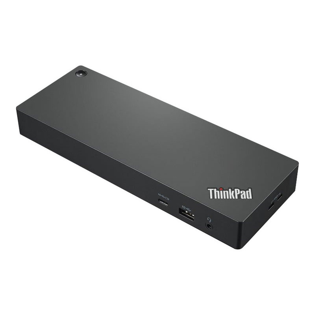 [40B00300EU] Lenovo Station d'Accueil ThinkPad Universal Thunderbolt 4 / 300W / 1x HDMI 2.1, 2x DisplayPort 1.4 / 4x USB 3.2 Gen 2, 1x USB-C 3.2 Gen 2 / 1x 8K@30Hz Via HDMI 2.1, 4x 4K@60 Hz / 1x Gigabit Ethernet / Garantie 3 Ans Constructeur