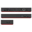 Lenovo Station d'Accueil ThinkPad Universal Thunderbolt 4 / 135W / 1x HDMI 2.1, 2x DisplayPort 1.4 / 4x USB 3.2 Gen 2, 1x USB-C 3.2 Gen 2 / 1x 8K@30Hz Via HDMI 2.1, 4x 4K@60 Hz / 1x Gigabit Ethernet / Garantie 3 Ans Constructeur