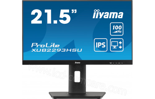 [XUB2293HSU-B6] IIYAMA ProLite XUB2293HSU-B6 · Diagonale : 21.5" (55 cm) · Écran LCD à rétroéclairage LED · Format : 1920 x 1080 (Wide) à 100 Hz / 16:9  100Hz/IPS/1ms/Pivot/FS