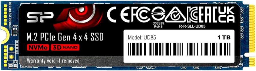 SILICON POWER UD85 - SSD - 500 Go - PCIe 4.0 x4 (NVMe)