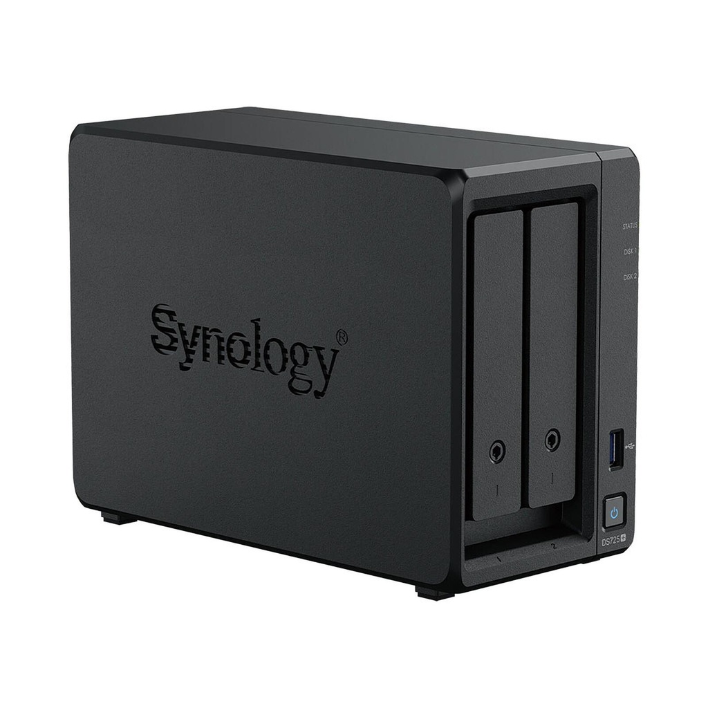 SYNOLOGY DS725+ 2-Bay Diskstation AMD Ryzen Embedded R1600 4Go DDR4 ECC SODIMM