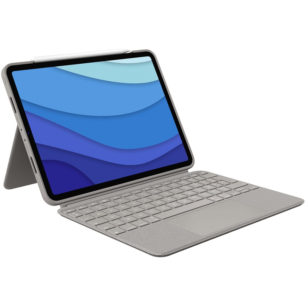 [920-010168] Logitech COMBO TOUCH F. IPAD PRO11-INCH 1ST 2ND 3RD GEN. - SAND-FRA