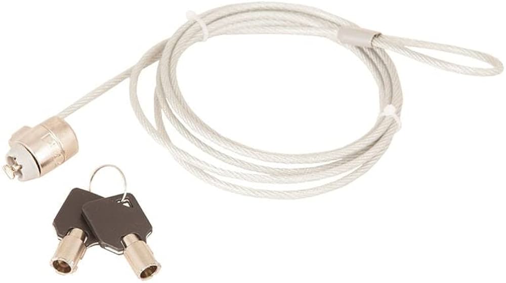 [CRS78UF] Urban Factory CRS78UF câble antivol Métallique, Translucide 1,8 m - Câbles antivol, Clé Ronde 4 mm
