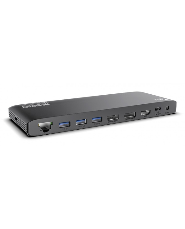 Urban Factory Hubee Mini Max Station d'accueil USB-C / Puissance 100W - Alimentation 130W / 2x DisplayPort, 1x HDMI / Jusqu'à 4K@120Hz / 4x USB-A, 1x RJ45, 2x USB-C 3.1 / Garantie 1 An