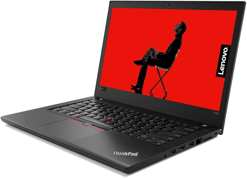 Lenovo Thinkpad T480s / Intel Core i5-8250U 4C/8T / RAM 16Go DDR4 / SSD 256 Go M.2 NVMe / Écran 14" FHD 1920x1080 / Windows 11 Pro installé CMAR / Gamme reconditionnée PREMIUM / Garantie 2 ans (Batterie Garantie 3 mois)