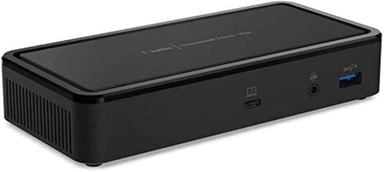 [F4U109] Station d'accueil Belkin Thunderbolt 3 Dock Plus F4U109 avec adaptateur Windows, Dual 4K Display at 60Hz, 40Gbps Data Transfer, 60W
