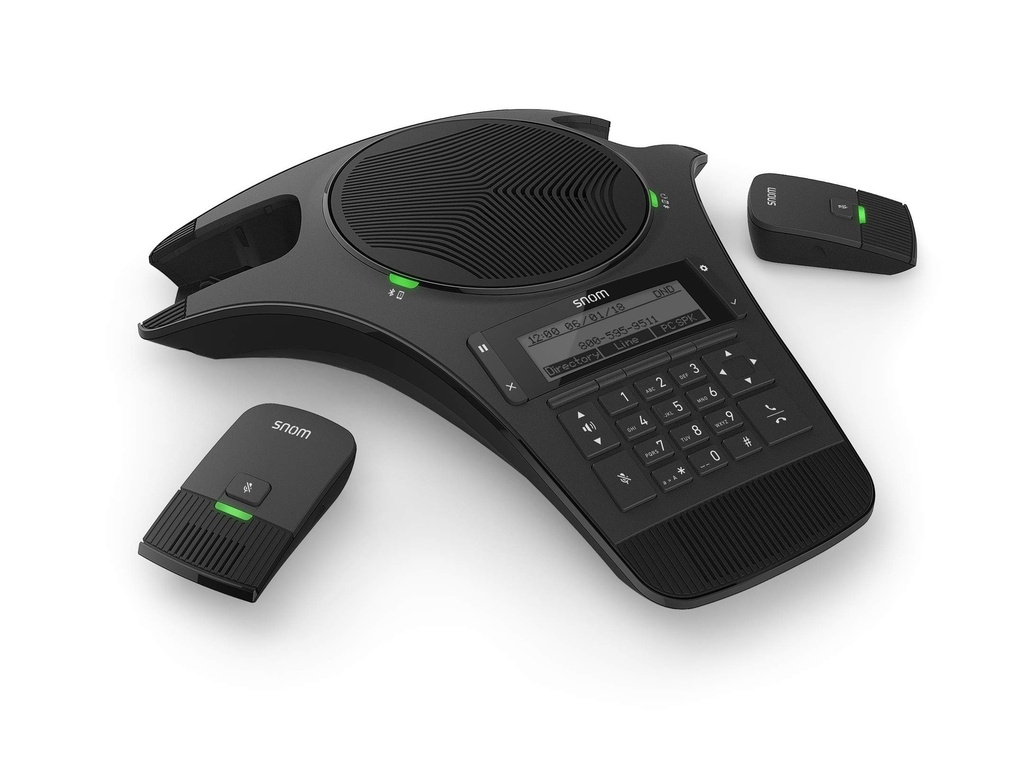 Snom C520-WiMi Téléphone pour audioconférence avec technologie DECT et Bluetooth