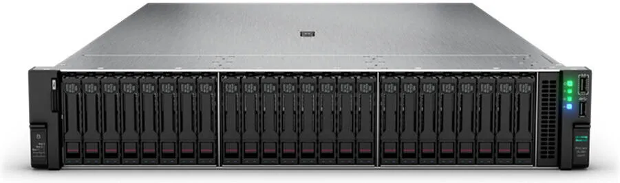 HPE DL380 G11 24SFF / 2 * Intel Xeon-G 6526Y CPU / 2 * 16GB PC5-4800B-R / HPE MR416i-p Gen11 SPDM Storage / 2 * HPE 1000W FS Ti Ht Plg PS